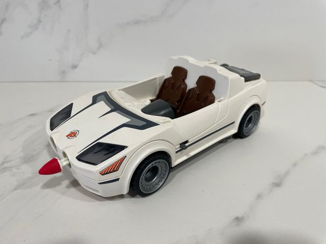 Coche Playmobil deportivo blanco