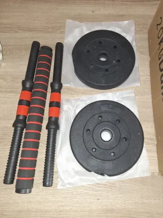 Kit Pesas Mancuernas 20kg gym