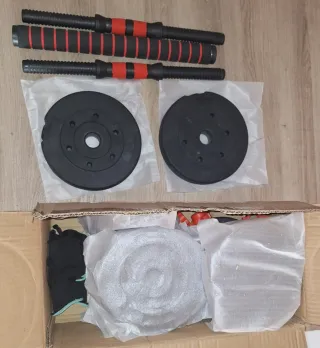 Kit Pesas Mancuernas 20kg gym