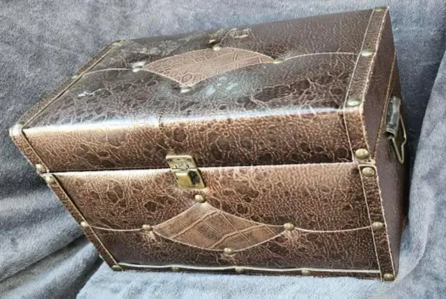 Baúl de cuero vintage