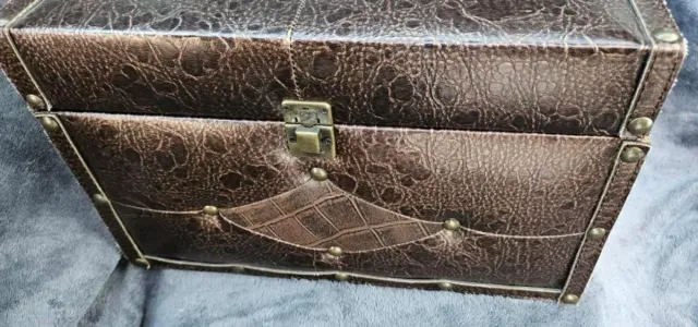 Baúl de cuero vintage
