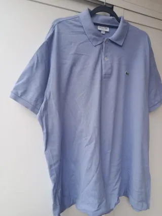 Polo Lacoste Azul Celeste Talla 4XL