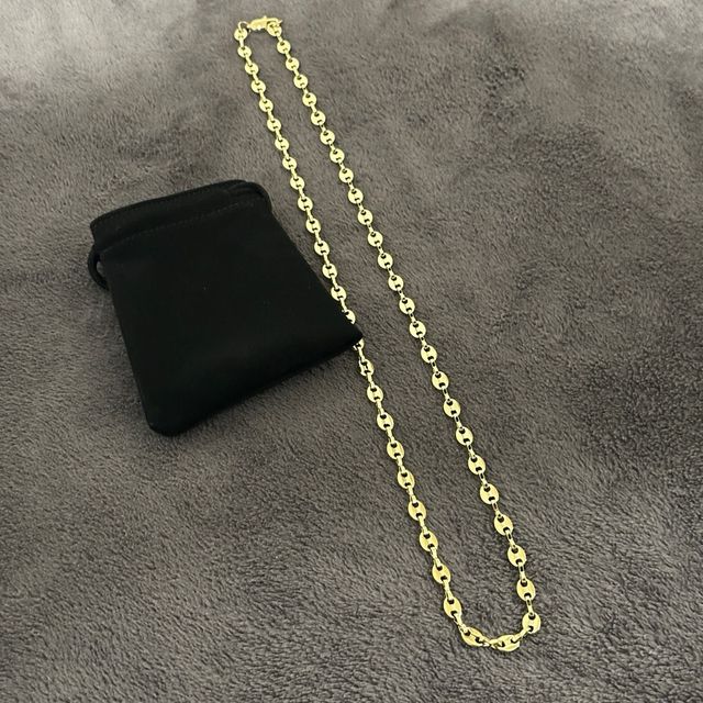 Cadena Ancla Oro Laminado Hombre