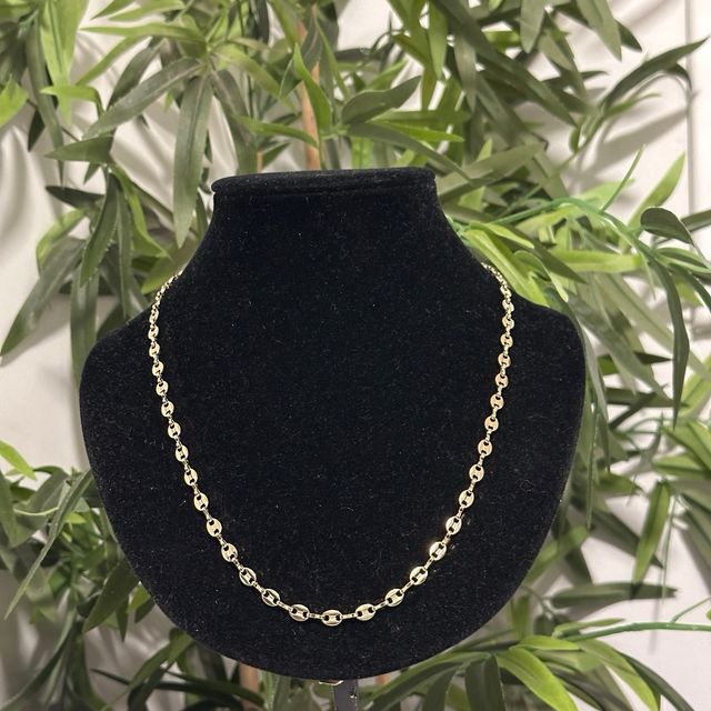 Cadena Ancla Oro Laminado Hombre