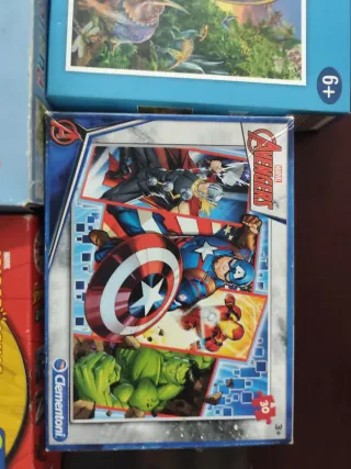 Lote 6 Puzzles Infantiles (Dinosaurios, Europa, Sp