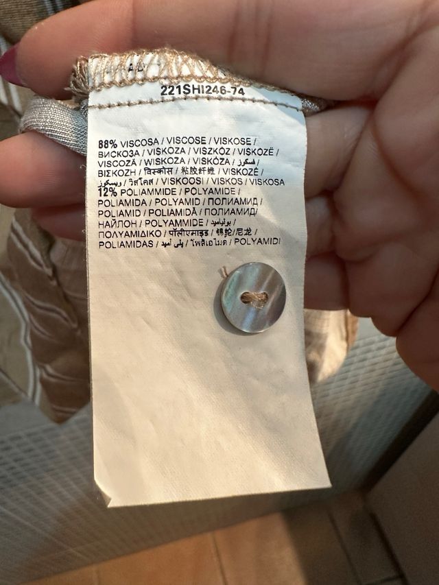 Camicia oversize OVS a righe tg. 48