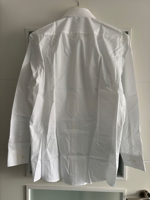 Camisa Hugo Boss Slim Fit blanca nueva