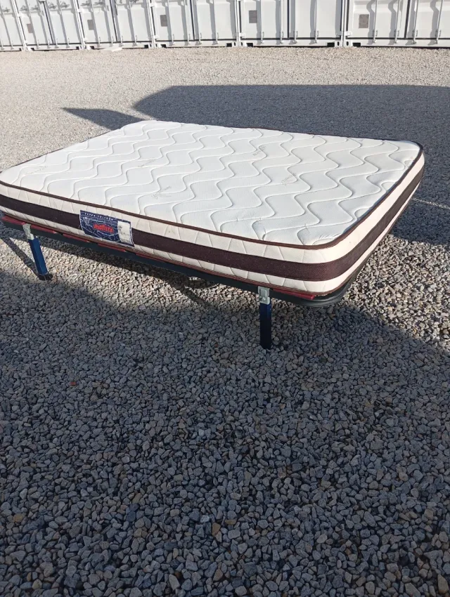 Letto completo 135x190 con sommier, materasso e trasporto