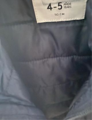 Cazadora niño Lefties azul talla 4-5