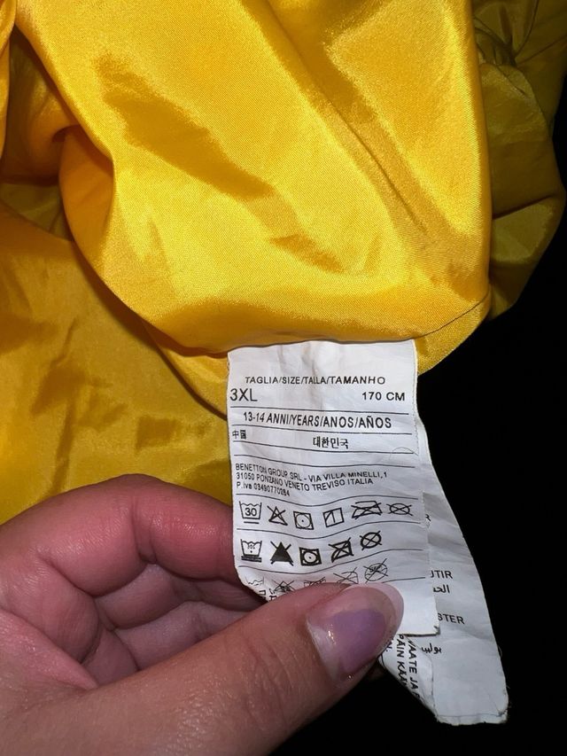 Chaqueta United Colors of Benetton Amarilla 13-14