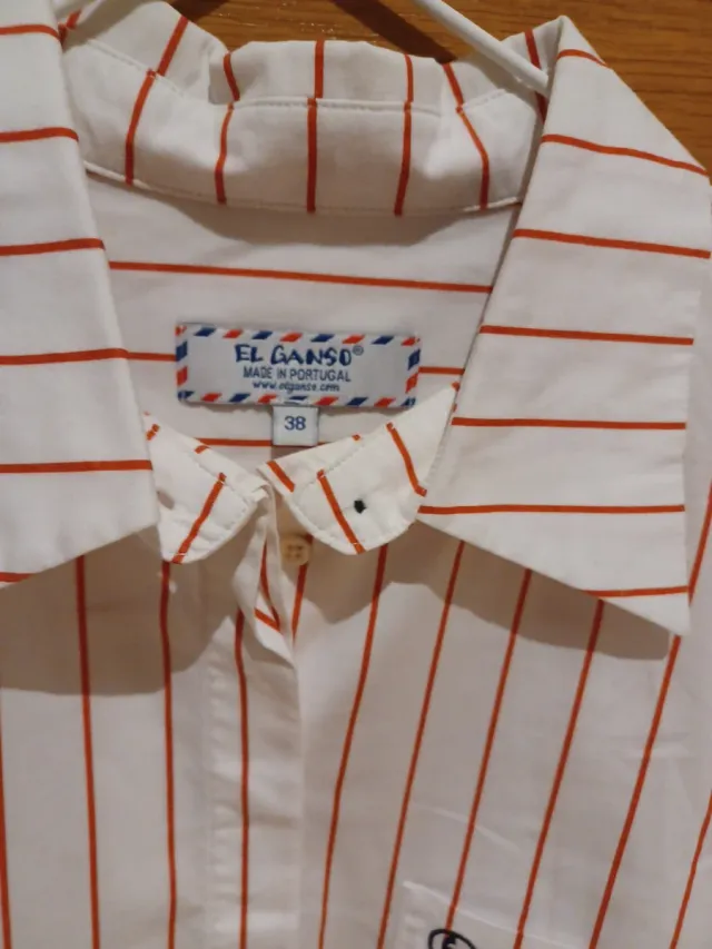 Blusa El Ganso Rayas Rojas y Blancas