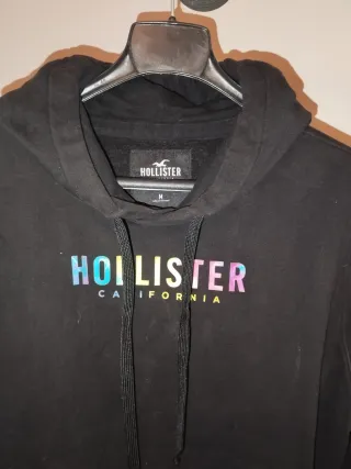 Sudadera Hollister Negra Talla M