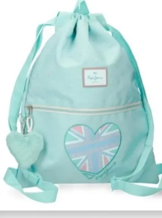 Mochila Pepe Jeans Saco Corazón Union Jack