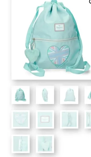 Mochila Pepe Jeans Saco Corazón Union Jack