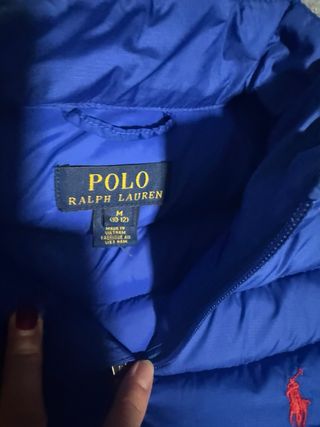 Chaleco Ralph Lauren Azul Talla 12