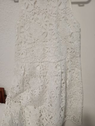Vestido blanco encaje