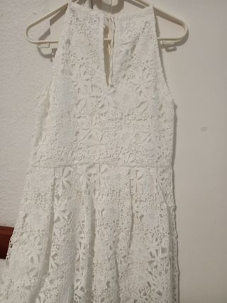 Vestido blanco encaje