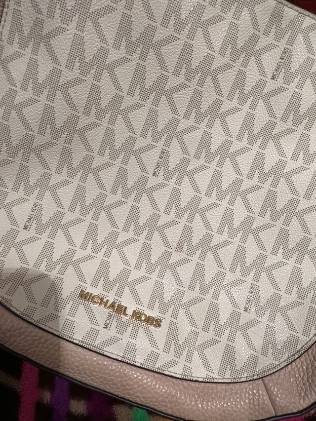 Bolso Michael Kors Beige y Blanco