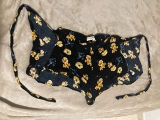 Pantalón corto floral Pull&Bear