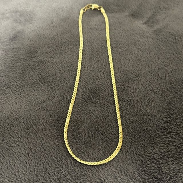 Cadena Serpiente Oro Laminado Mujer