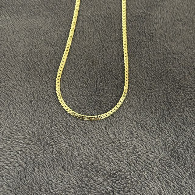 Cadena Serpiente Oro Laminado Mujer