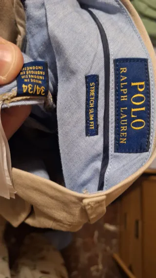 Pantalón Polo Ralph Lauren Beige Caballero