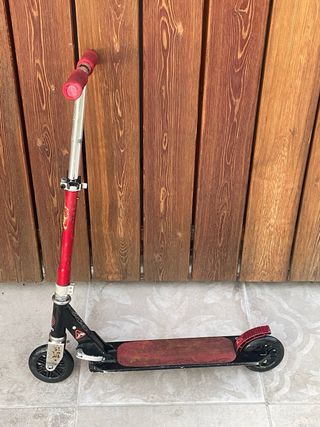 Patinete Oxelo plegable Rojo y Negro