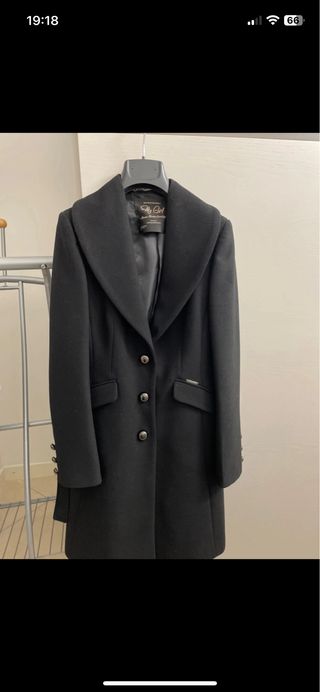Cappotto vintage Made in Italy nero