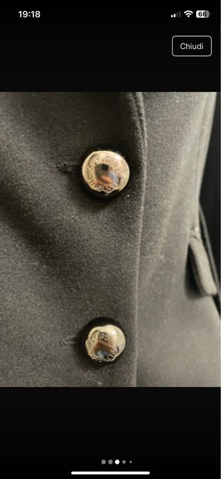 Cappotto vintage Made in Italy nero