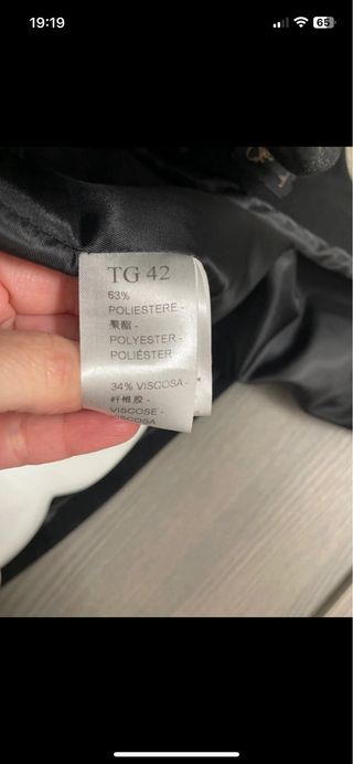 Cappotto vintage Made in Italy nero