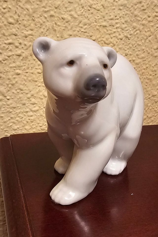 Figura Oso Polar Lladró pieza antigua 12x11cm