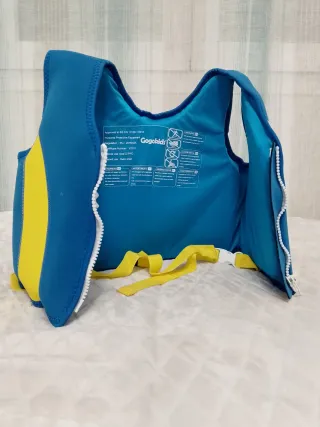 Chaleco salvavidas Gogokids azul y amarillo