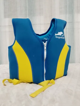 Chaleco salvavidas Gogokids azul y amarillo
