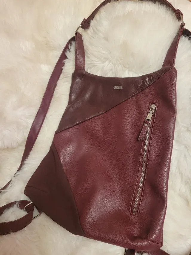 Bolso Mochila Antirrobo Misako granate
