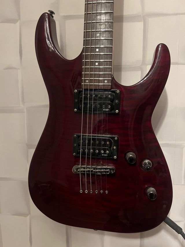 Guitarra Eléctrica LTD Modelo 100QMNT.