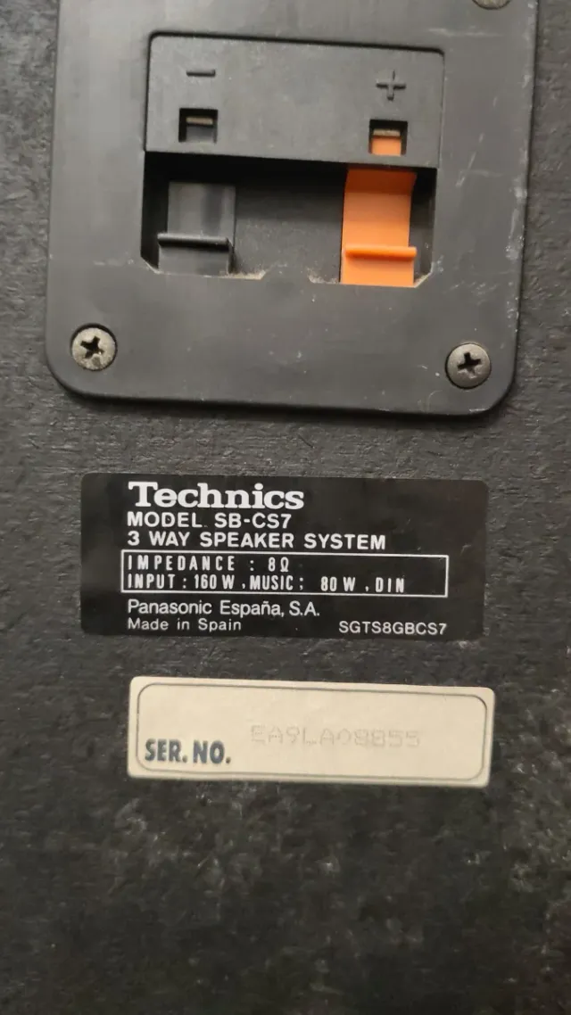 Altavoces Technics SB-C57 Negros