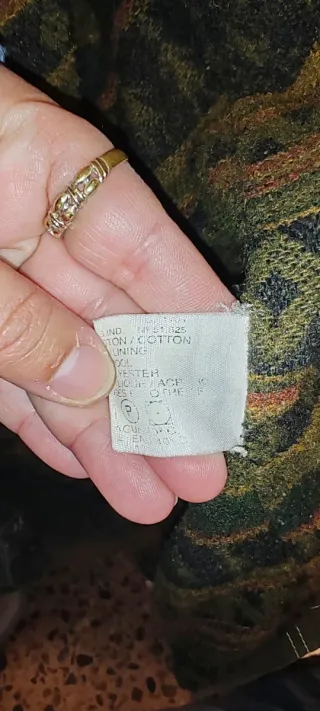 Chaqueta de invierno verde