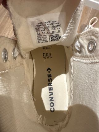 Converse Blancas Mujer Talla 39,5