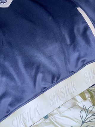 Sudadera SikSilk Hombre Azul y Rojo