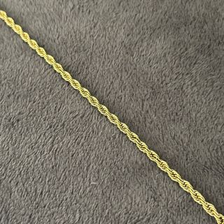 Pulsera Cordón Oro Laminado Hombre