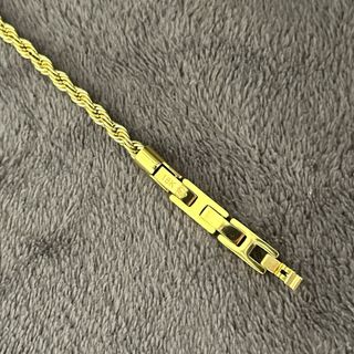 Pulsera Cordón Oro Laminado Hombre