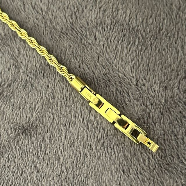 Pulsera Cordón Oro Laminado Hombre