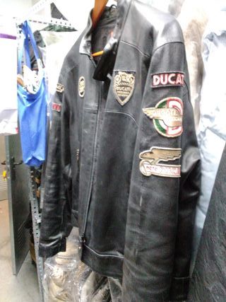 Chaqueta Piel Ducati Negra Sin Estrenar