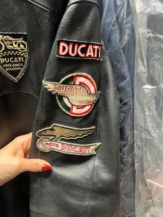 Chaqueta Piel Ducati Negra Sin Estrenar