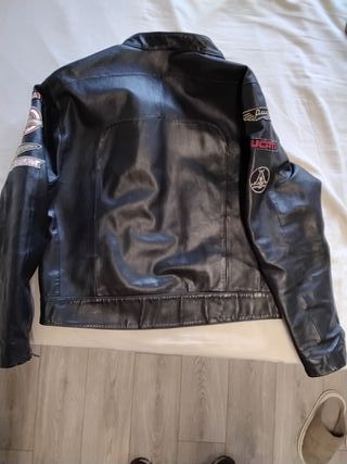 Chaqueta Piel Ducati Negra Sin Estrenar