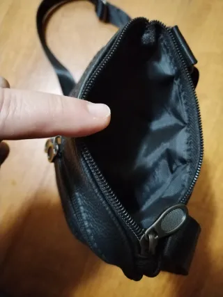 Borsello uomo ecopelle nero