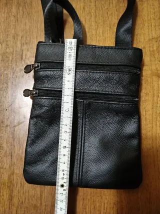 Borsello uomo ecopelle nero