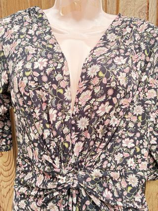 Mono largo estampado floral