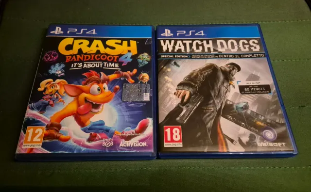 Crash Bandicoot 4 + Watch Dogs PS4
