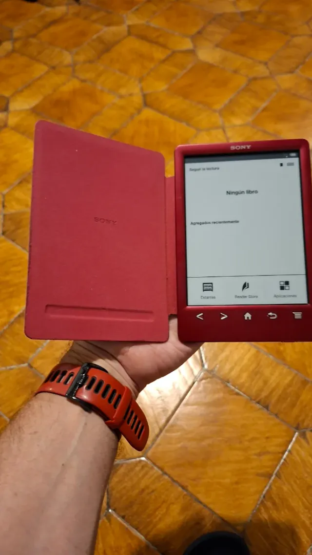 Libro electrónico Sony PRS T3 Rojo